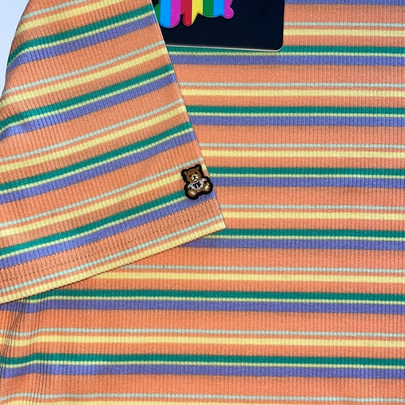 Teddy Fresh WOMEN'S RIB MOCKNECK ORANGE NWT - Picture 4 of 13